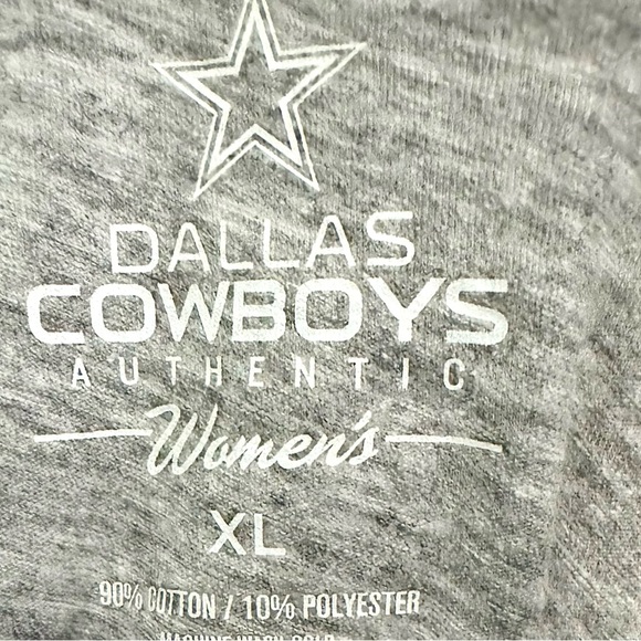 Dallas Cowboys Grey V-Neck Tee - Picture 5 of 9